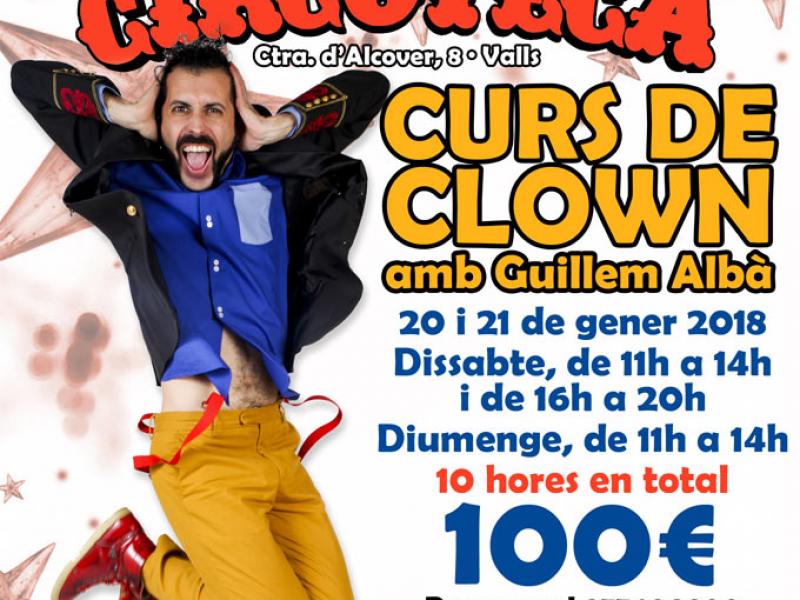 Guillem Albà oferirà el proper mes de gener un nou curs intensiu de clown a La Circoteca