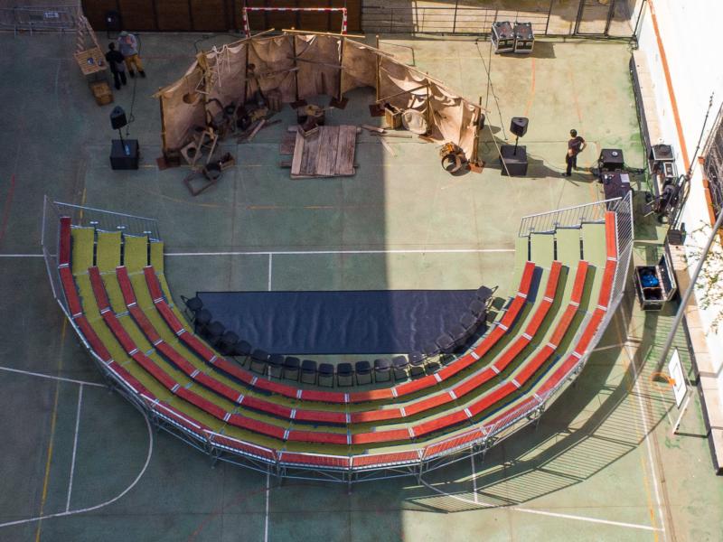 Grada circular de circ en lloguer