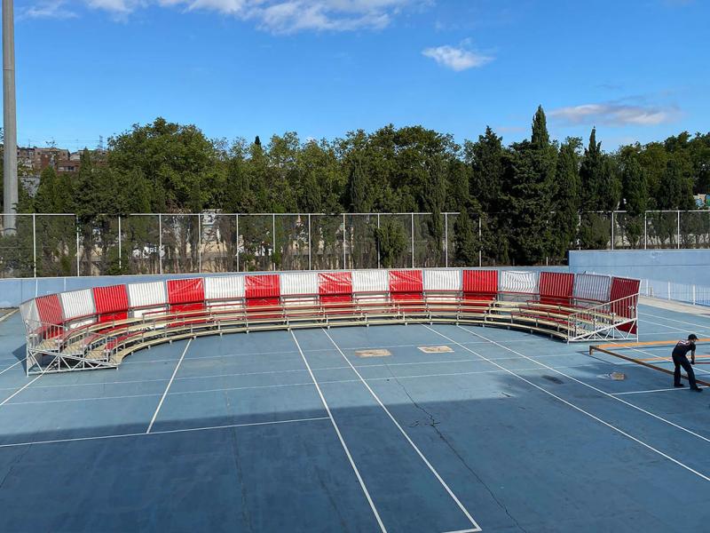 Grada circular de circ en lloguer